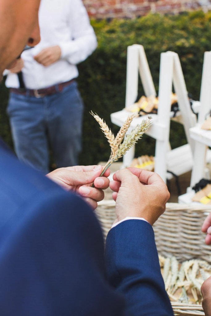 Un brin de blé pour un mariage