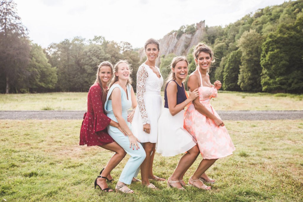 Une idée de pose des témoins de mariage