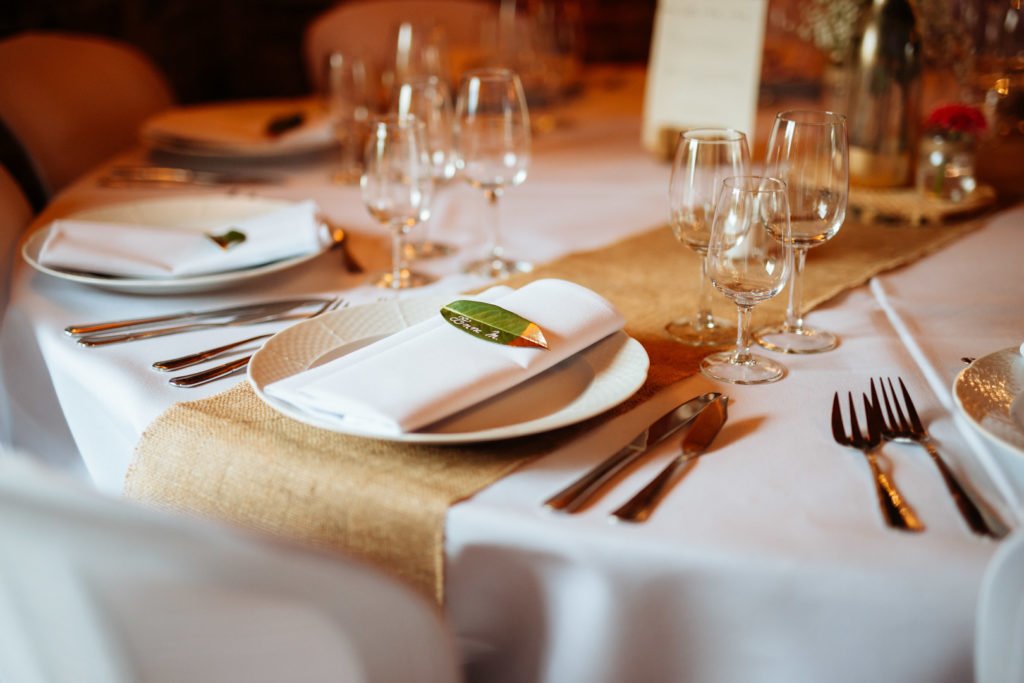Une décoration de table de mariage